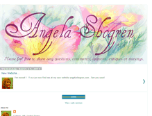 Tablet Screenshot of angelashogren.blogspot.com