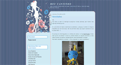 Desktop Screenshot of meucantinhodaslembrancas.blogspot.com