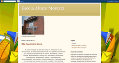 Desktop Screenshot of escolaalvaromoreyra.blogspot.com