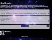 Tablet Screenshot of deathbyjets.blogspot.com