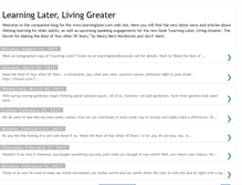 Tablet Screenshot of learninglater.blogspot.com