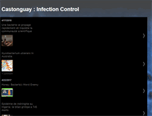 Tablet Screenshot of castonguayinfectioncontrol.blogspot.com