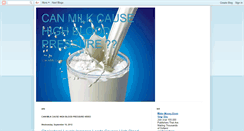 Desktop Screenshot of canmilkcausehighbloodpressure.blogspot.com