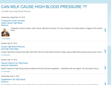 Tablet Screenshot of canmilkcausehighbloodpressure.blogspot.com