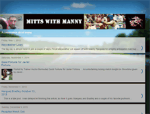 Tablet Screenshot of mittswithmanny.blogspot.com