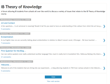 Tablet Screenshot of ibtheoryofknowledge.blogspot.com