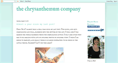 Desktop Screenshot of chrysanthemumco.blogspot.com