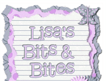 Tablet Screenshot of lisabitsandbites.blogspot.com