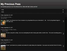 Tablet Screenshot of mypreciouspeas.blogspot.com