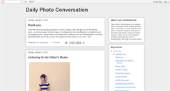 Desktop Screenshot of dailyphotoconversation.blogspot.com