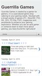 Mobile Screenshot of guerrillagames.blogspot.com