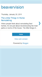 Mobile Screenshot of beavervision.blogspot.com