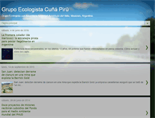 Tablet Screenshot of grupoecologistacp.blogspot.com