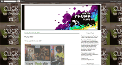 Desktop Screenshot of project-phunk.blogspot.com