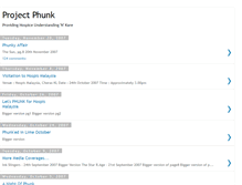Tablet Screenshot of project-phunk.blogspot.com
