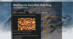 Desktop Screenshot of madcoyotejoesblahblahblog.blogspot.com
