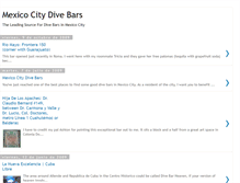 Tablet Screenshot of mexicocitydivebars.blogspot.com