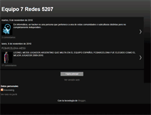 Tablet Screenshot of equipo7redes5207.blogspot.com