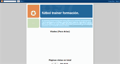 Desktop Screenshot of futboltrainer.blogspot.com