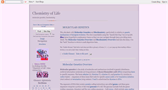 Desktop Screenshot of chemistryolife.blogspot.com