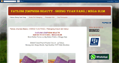 Desktop Screenshot of fatloss-shengyuanfang.blogspot.com