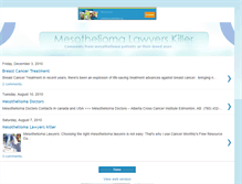 Tablet Screenshot of mesotheliomalawyerskiller.blogspot.com