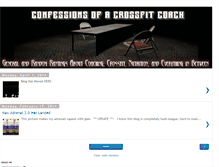 Tablet Screenshot of confessionsofacrossfitcoach.blogspot.com