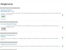 Tablet Screenshot of mingleverse.blogspot.com