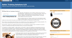 Desktop Screenshot of bettertrainingsolutions.blogspot.com