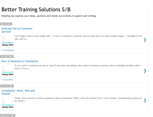 Tablet Screenshot of bettertrainingsolutions.blogspot.com