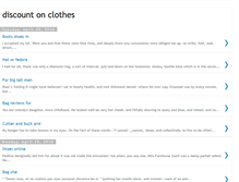 Tablet Screenshot of discount-on-clothes.blogspot.com