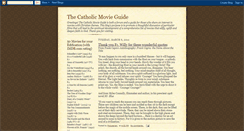 Desktop Screenshot of catholicmovieguide.blogspot.com