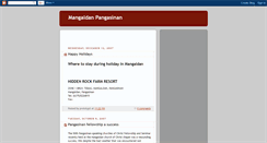 Desktop Screenshot of mangaldan.blogspot.com