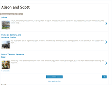 Tablet Screenshot of alisonandscott.blogspot.com