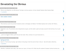 Tablet Screenshot of devastatingtheobvious.blogspot.com