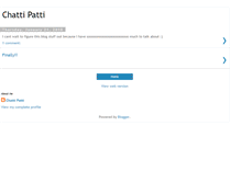 Tablet Screenshot of chattipatti.blogspot.com