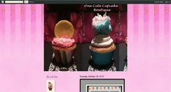 Desktop Screenshot of onecutecupcakeboutique.blogspot.com