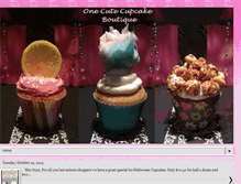 Tablet Screenshot of onecutecupcakeboutique.blogspot.com