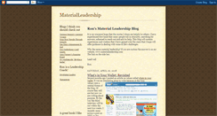 Desktop Screenshot of materialleadership.blogspot.com