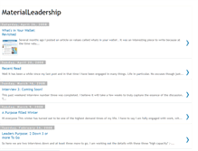 Tablet Screenshot of materialleadership.blogspot.com