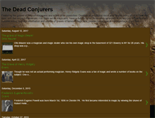 Tablet Screenshot of deadconjurers.blogspot.com