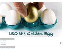 Tablet Screenshot of isothegoldenegg.blogspot.com