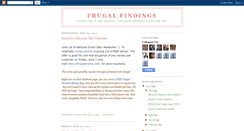 Desktop Screenshot of myfrugalfindings.blogspot.com