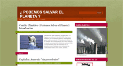 Desktop Screenshot of podemossalvarelplaneta.blogspot.com