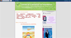 Desktop Screenshot of centrodelamujerdelaspedroneras.blogspot.com