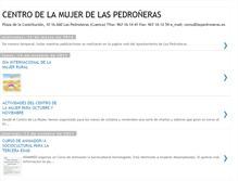 Tablet Screenshot of centrodelamujerdelaspedroneras.blogspot.com