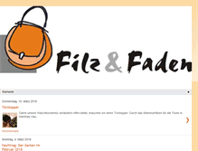Tablet Screenshot of filz-und-faden.blogspot.com