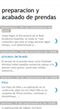 Mobile Screenshot of preparacionyacabadodeprendas.blogspot.com
