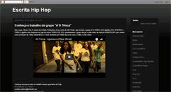 Desktop Screenshot of escritahiphop.blogspot.com