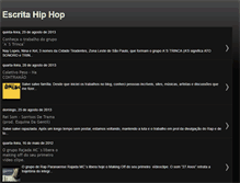 Tablet Screenshot of escritahiphop.blogspot.com